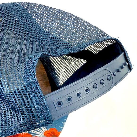 Ron Jon Surf Shop Red Hibiscus Tropical Floral Unisex Mesh SnapBack Cap - Picture 11 of 12